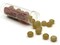 20 grams 9mm x 6mm Yellow Rondelle Czech Glass Beads - John Beads Vials